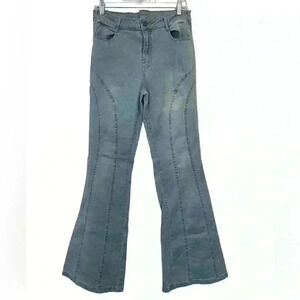 WALERY FROM BRAZIL SOFT STRETCHY FLARE LEG HIGH RISE JEAN SIZE 48/L